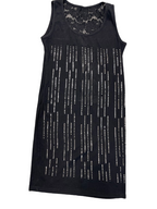 Rubynee Vintage y2k casual o-neck black sleeveless dress