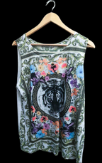 Vintage River island white A-line womens top size 6