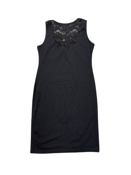 Rubynee Vintage y2k casual o-neck black sleeveless dress