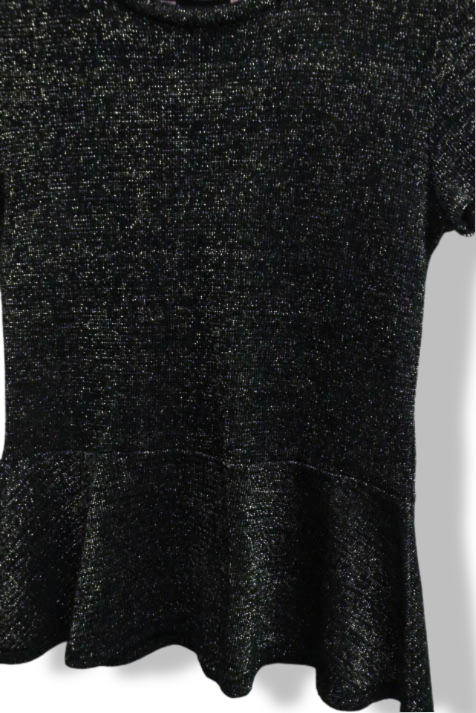 vintage black shortsleeve womens top