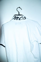 Vintage women MCS Limited edition collection plain white short sleeve polo in M|L26 W20|SKU 6584