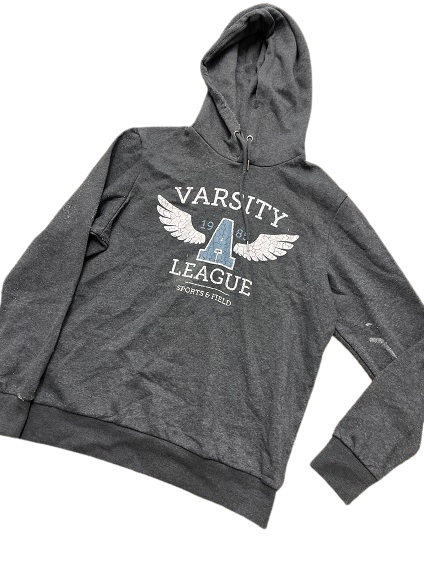 Rubynee Vintage y2k stock & hank mens grey hoodie