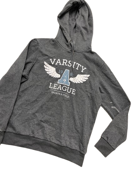 Rubynee Vintage y2k stock & hank mens grey hoodie