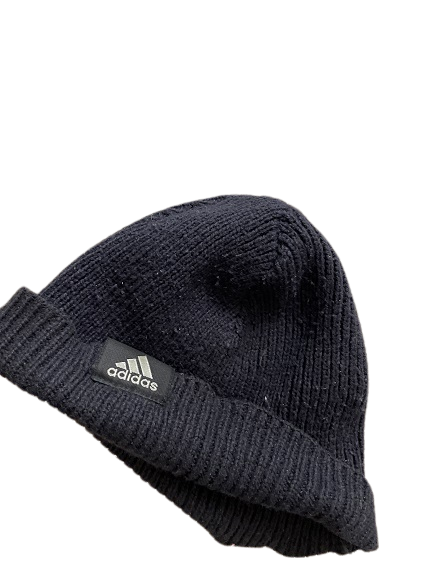 Rubynee Y2K Vintage y2k Adidas black beanie wool cap