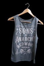Vintage grey son of anarchy redwood graphics tank top uk 10