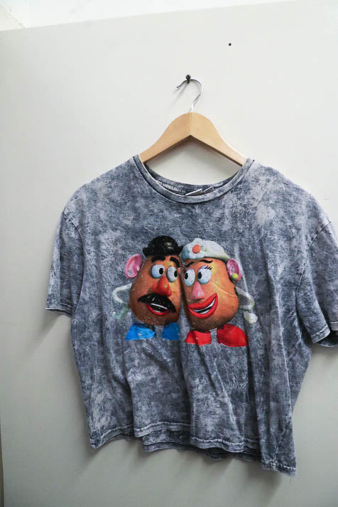 Vintage Toy story graphics grey tshirt size uk 10