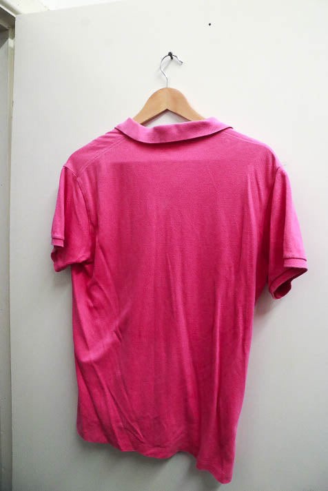 Vintage womens pink polo ralph lauren polo shirt size M