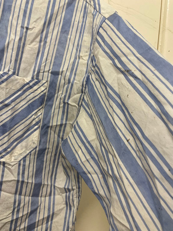 Rubynee Vintage y2k womens blue stripped shirt size XL