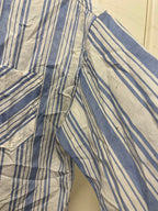 Rubynee Vintage y2k womens blue stripped shirt size XL