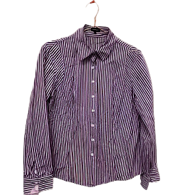 Rubynee Vintage y2k womens jaeger purple stripe shirt size 12