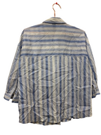 Rubynee Vintage y2k womens blue stripped shirt size XL