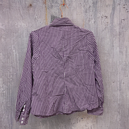 Rubynee Vintage y2k womens jaeger purple stripe shirt size 12