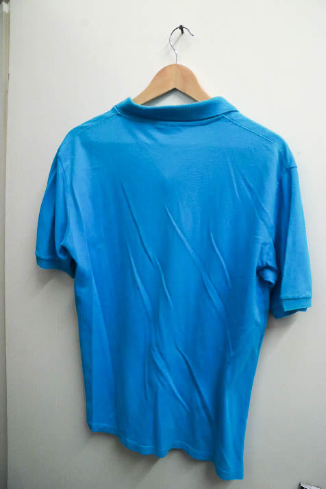 Vintage Lacoste original blue medium mens polo shirt