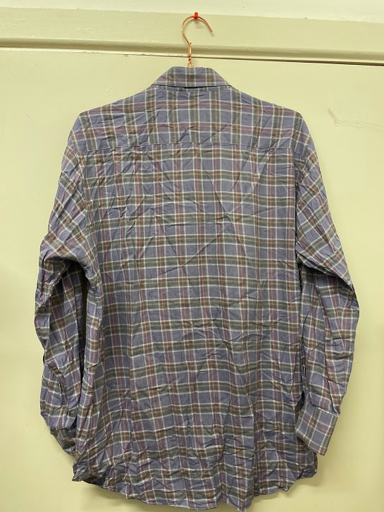 Rubynee Vintage y2k Calder Carmel mens purple checkered shirt size M