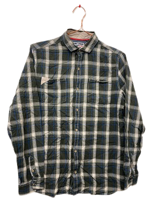 Rubynee Vintage y2k Next authentic regular fit green checkered shirts size M