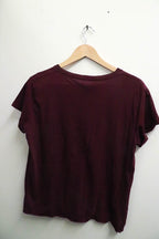 Vintage brown topshop letter graphics print tshirt