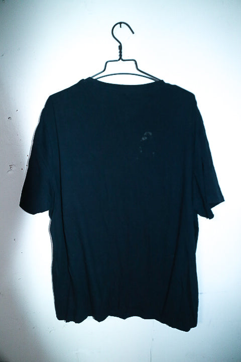 Vintage men Angelo Litrico Jaipur Div graphics black oversize tees in 2XL|L29 W24|SKU 6599