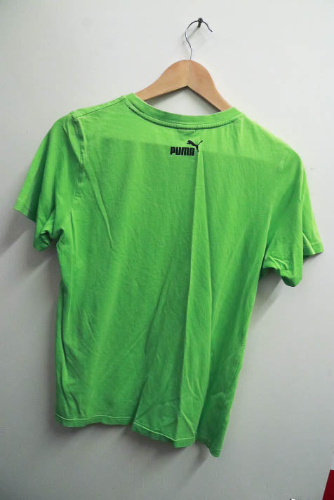 Vintage green puma medium tshirt