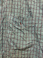 Rubynee Vintage y2k Louis Phillipe long sleeve blue checkered shirts size M