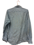 Rubynee Vintage y2k Louis Phillipe long sleeve blue checkered shirts size M