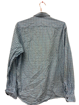 Rubynee Vintage y2k Louis Phillipe long sleeve blue checkered shirts size M