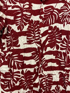 Rubynee Vintage y2k hotel bahamas red short sleeve shirt with floral print size S
