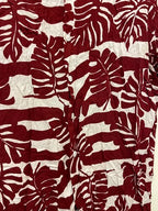 Rubynee Vintage y2k hotel bahamas red short sleeve shirt with floral print size S