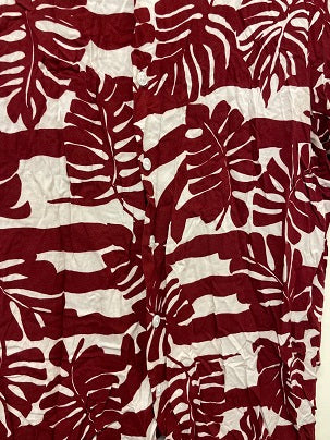 Rubynee Vintage y2k hotel bahamas red short sleeve shirt with floral print size S