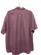 RUBYNEE Vintage y2k towncraft classic fit short sleeve blue and red checkered shirt size XL