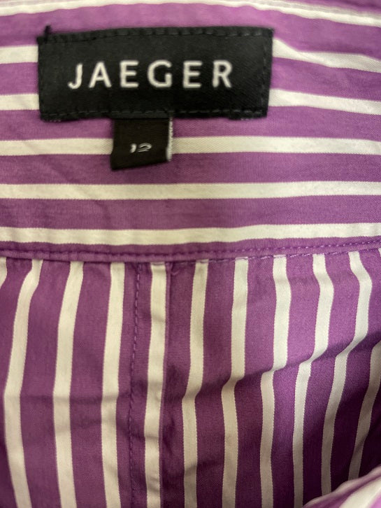 Rubynee Vintage y2k womens jaeger purple stripe shirt size 12