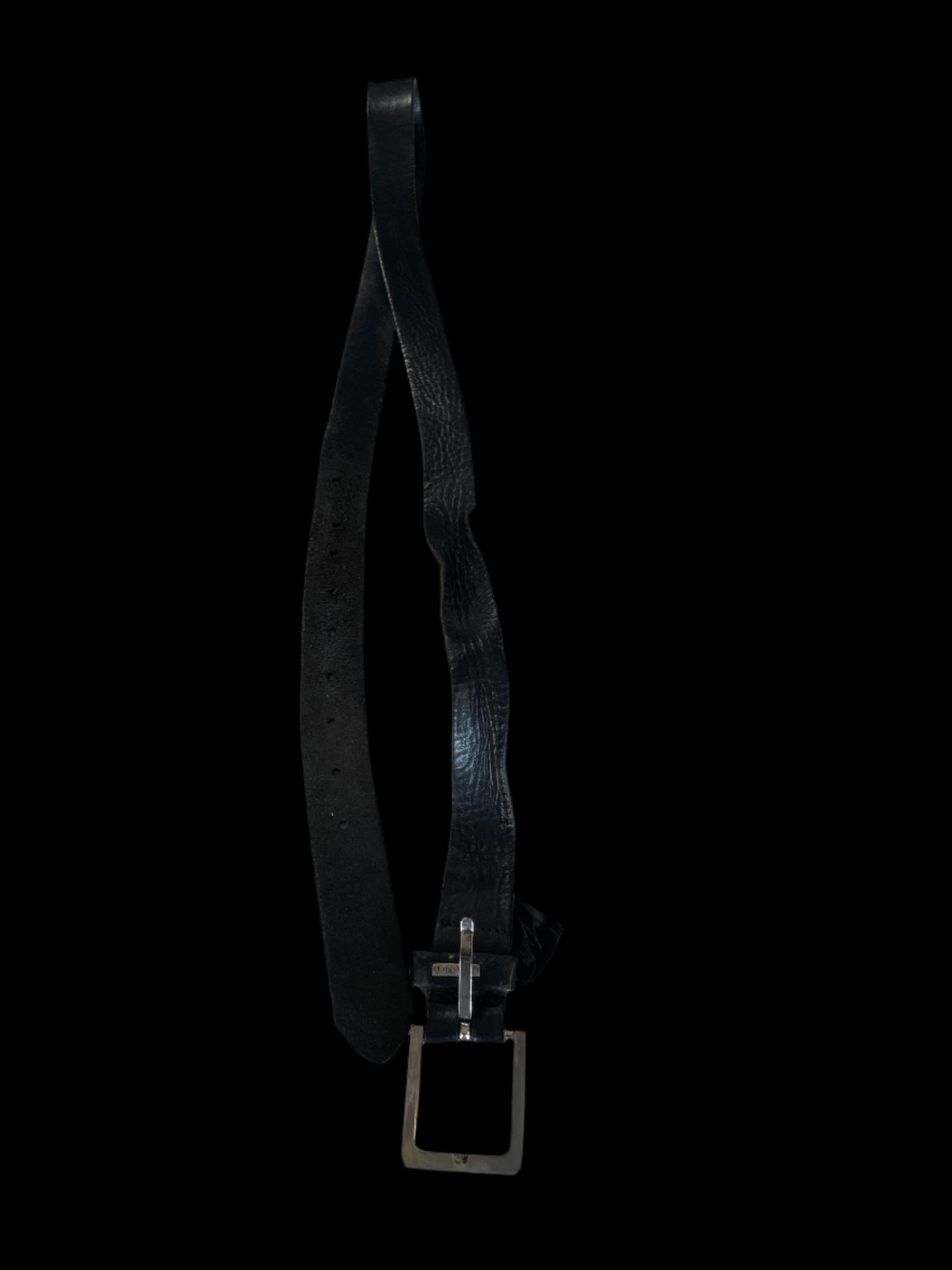 Calvin Klein Men's Belt | Vintage Leather Jeans Belt Black L50 (Est Size L-XL) SKU 5273