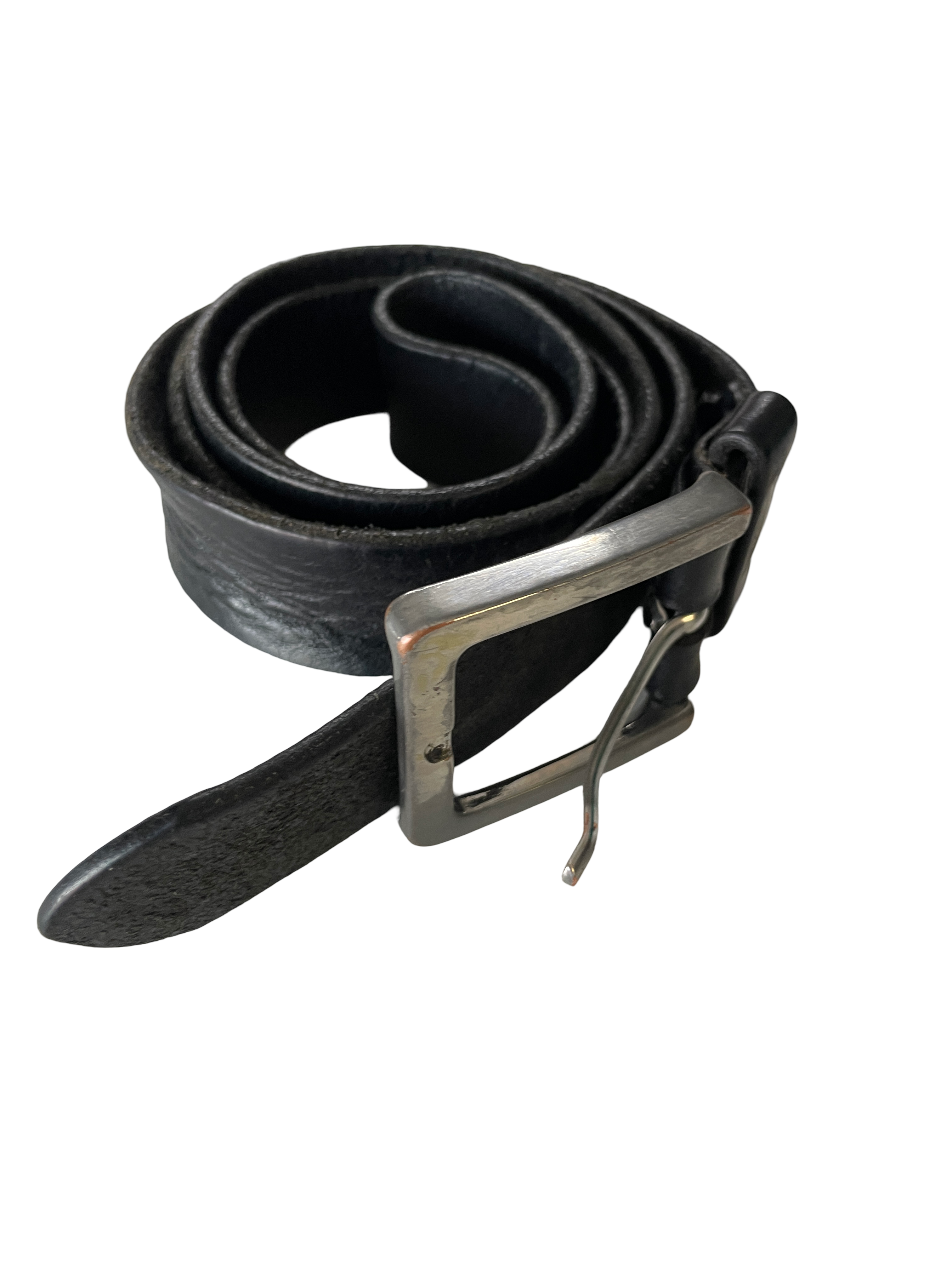 Calvin Klein Men's Belt | Vintage Leather Jeans Belt Black L50 (Est Size L-XL) SKU 5273