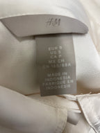 Rubynee  Vintage y2k H&M white regular fit linen long sleeve shirt