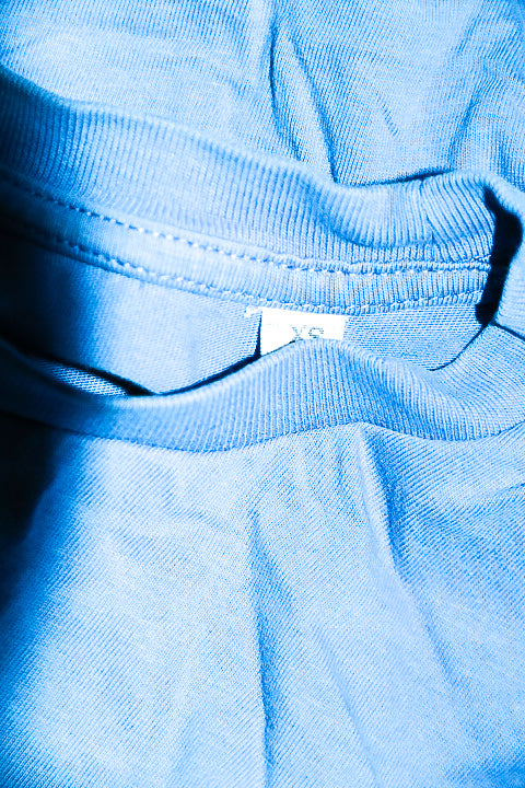 Vintage men Stanley graphics organic cotton blue short sleeve tees XS|L25W18|SKU 6610