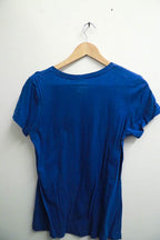 Vintage levis classic logo print blue medium tshirt