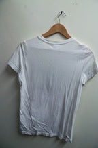 Vintage white adidas logo print medium tshirt
