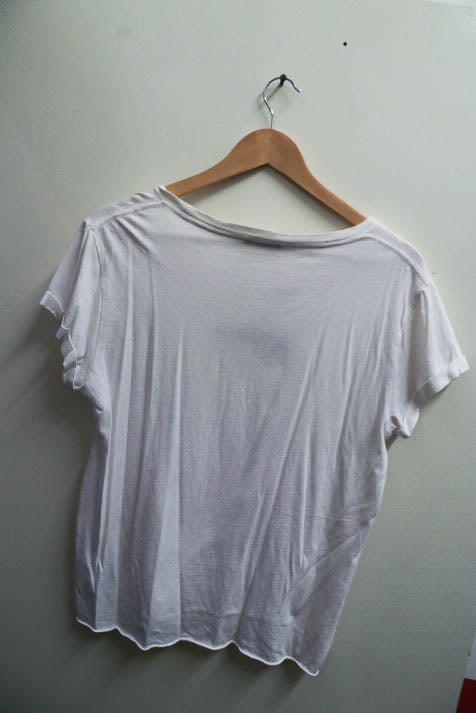 Vintage Je'taime love plain white medium tshirt