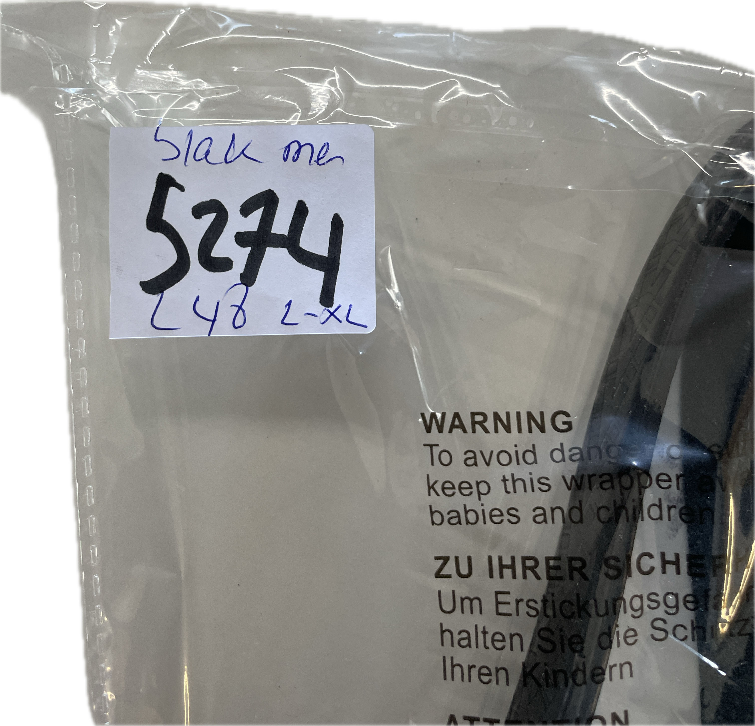 Men's Vintage Leather Jeans Belt Black L48 (Est Size L-XL) SKU 5273