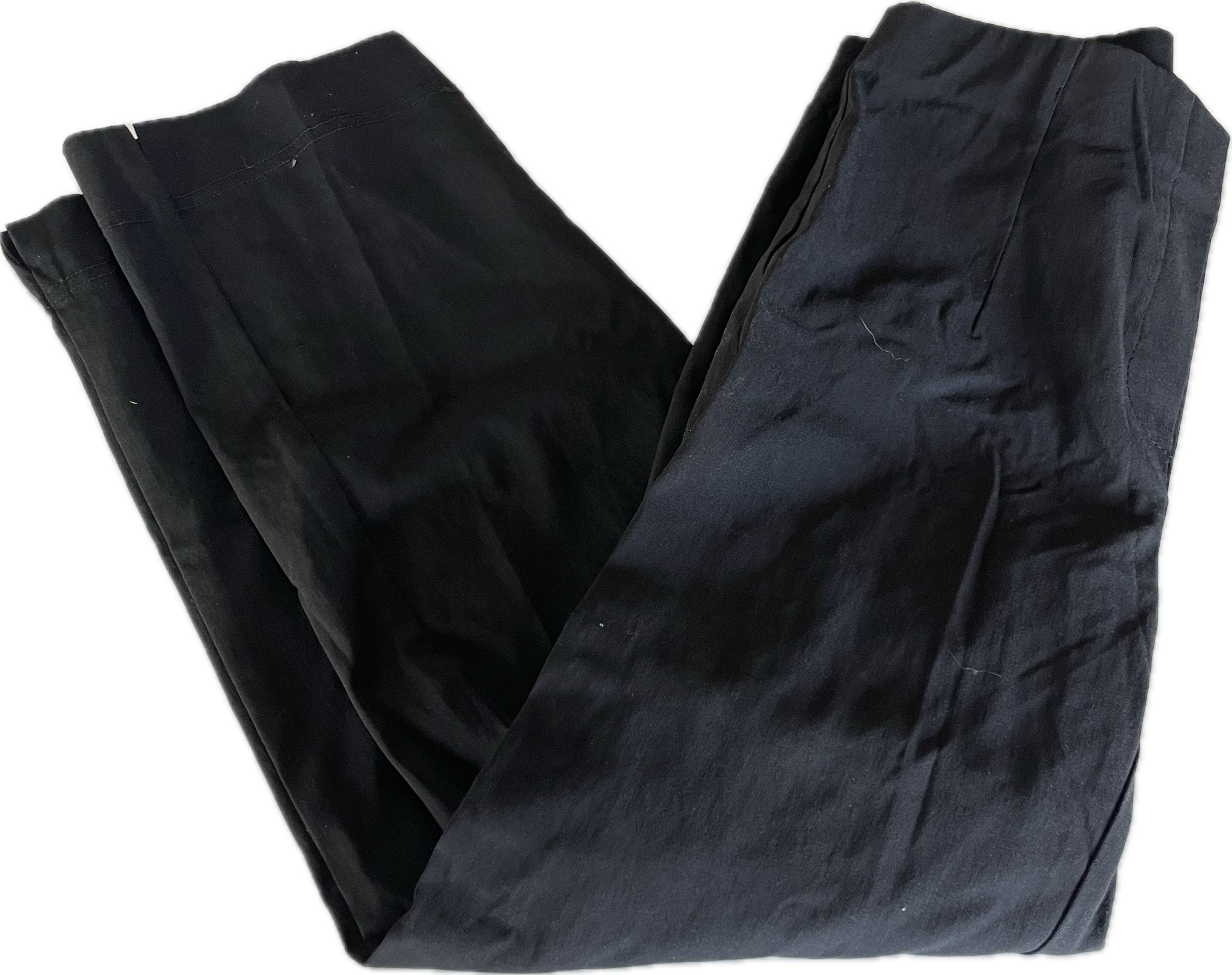 Deck by Decollage Trousers | Women's Black Stretchy Material L23 W26 SKU 5275