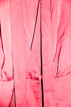 Vintage women petite linen crop top open front jacket in S|L23 W16|SKU 6613