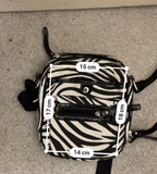 Rubynee  Vintage y2k original zebra print cross bag