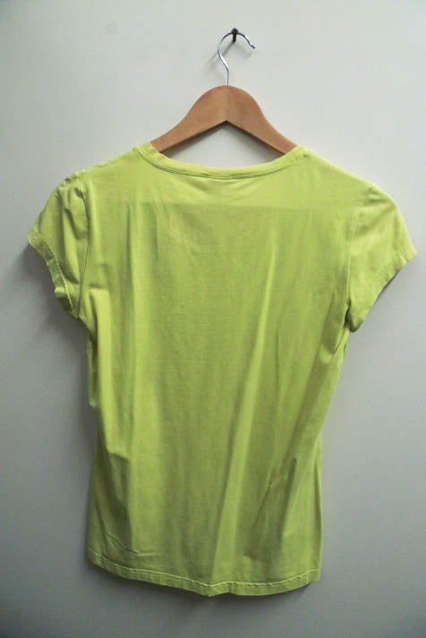 Vintage yellow small Puma exclusive logo print tee
