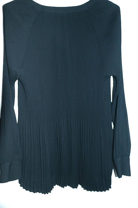 Vintage women S.Oliver black Sequin V-neck linen kneelength dress UK16|L30 W17|SKU 6616