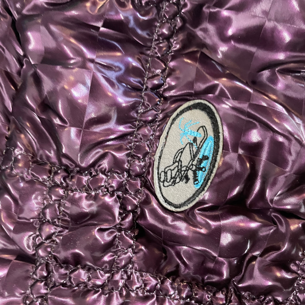 Faux Fur Feather Boa Handbag in Burgundy &amp; Pink | One Size L13 W13 SKU 5278