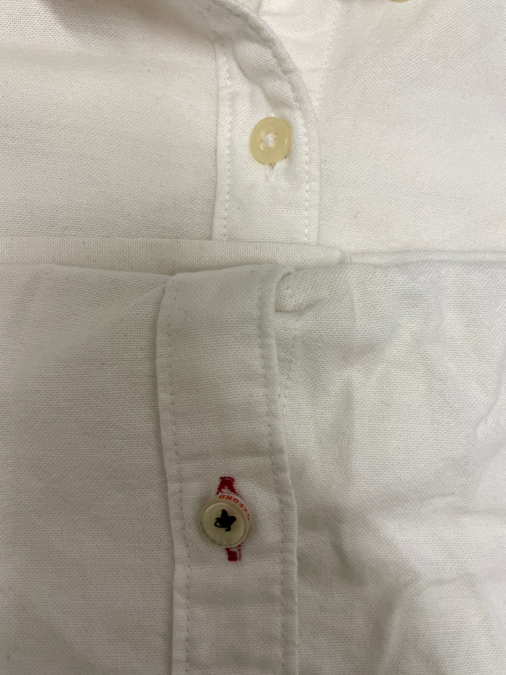Rubynee  Vintage y2k mens slim fit polham plain white shirt size S