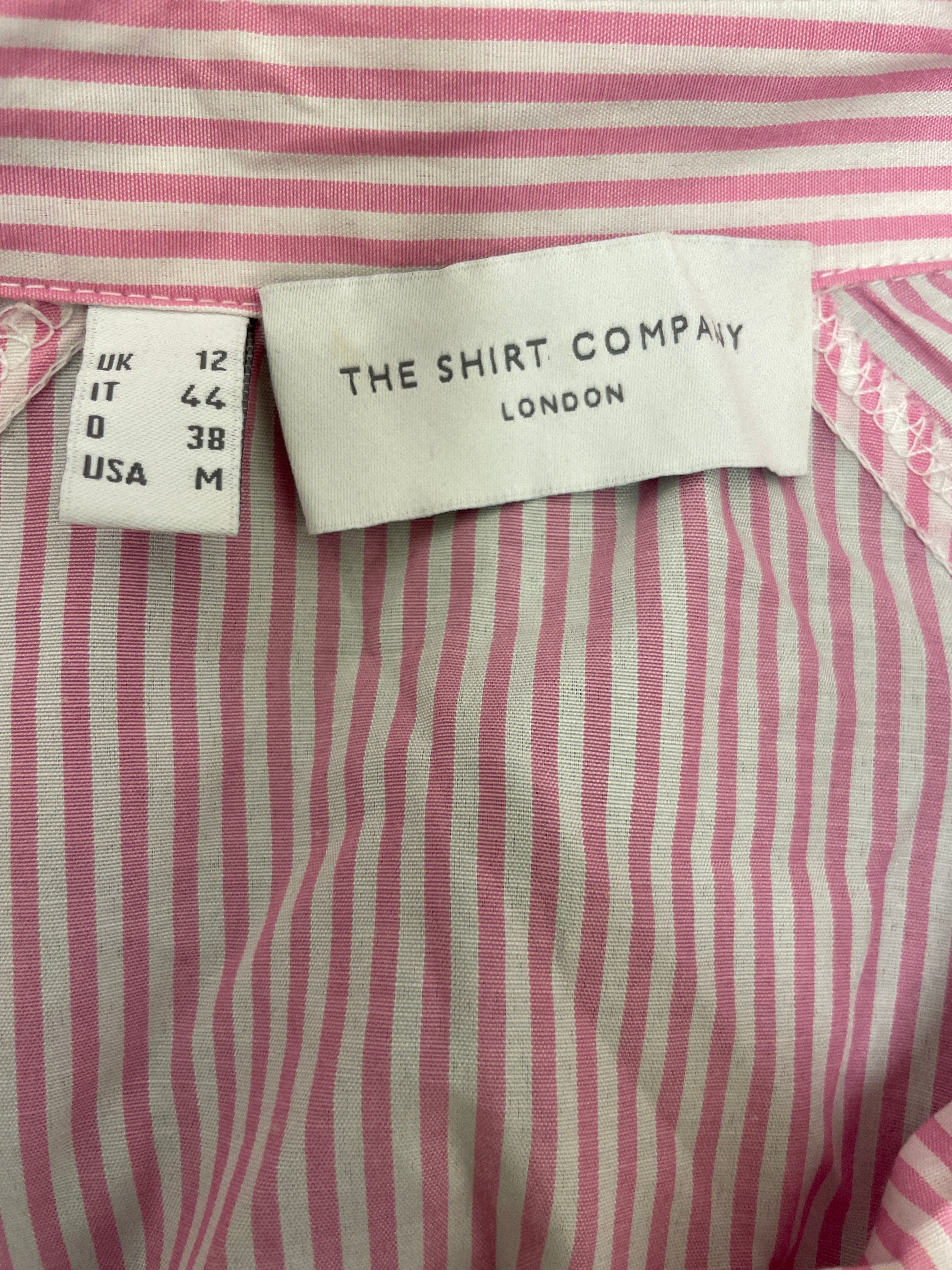 Rubynee  Vintage y2k pink stripe shirt size M