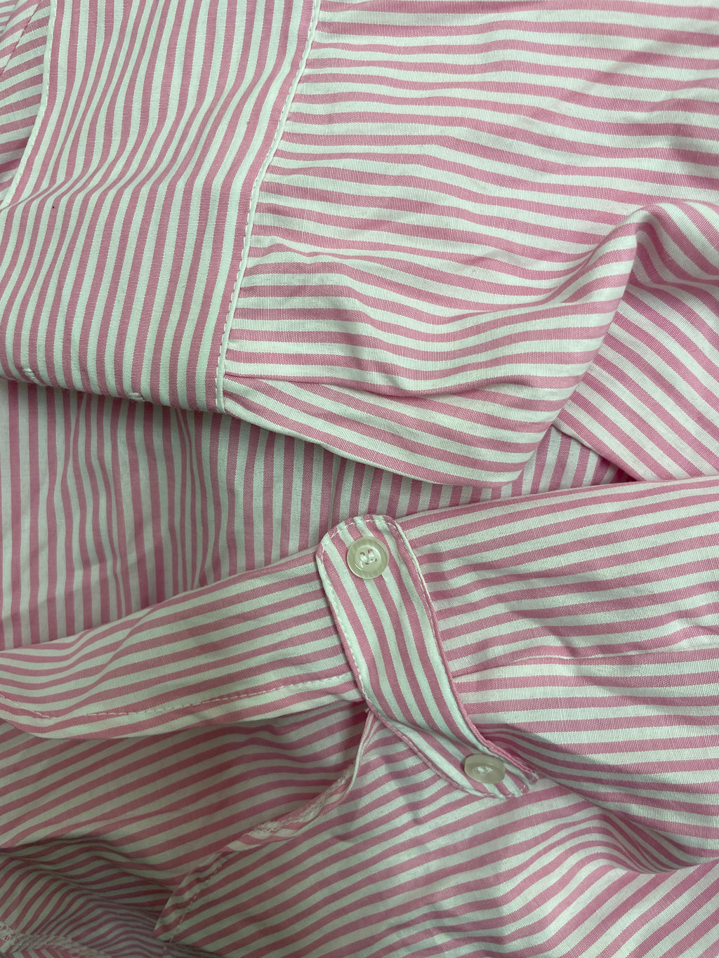 Rubynee  Vintage y2k pink stripe shirt size M