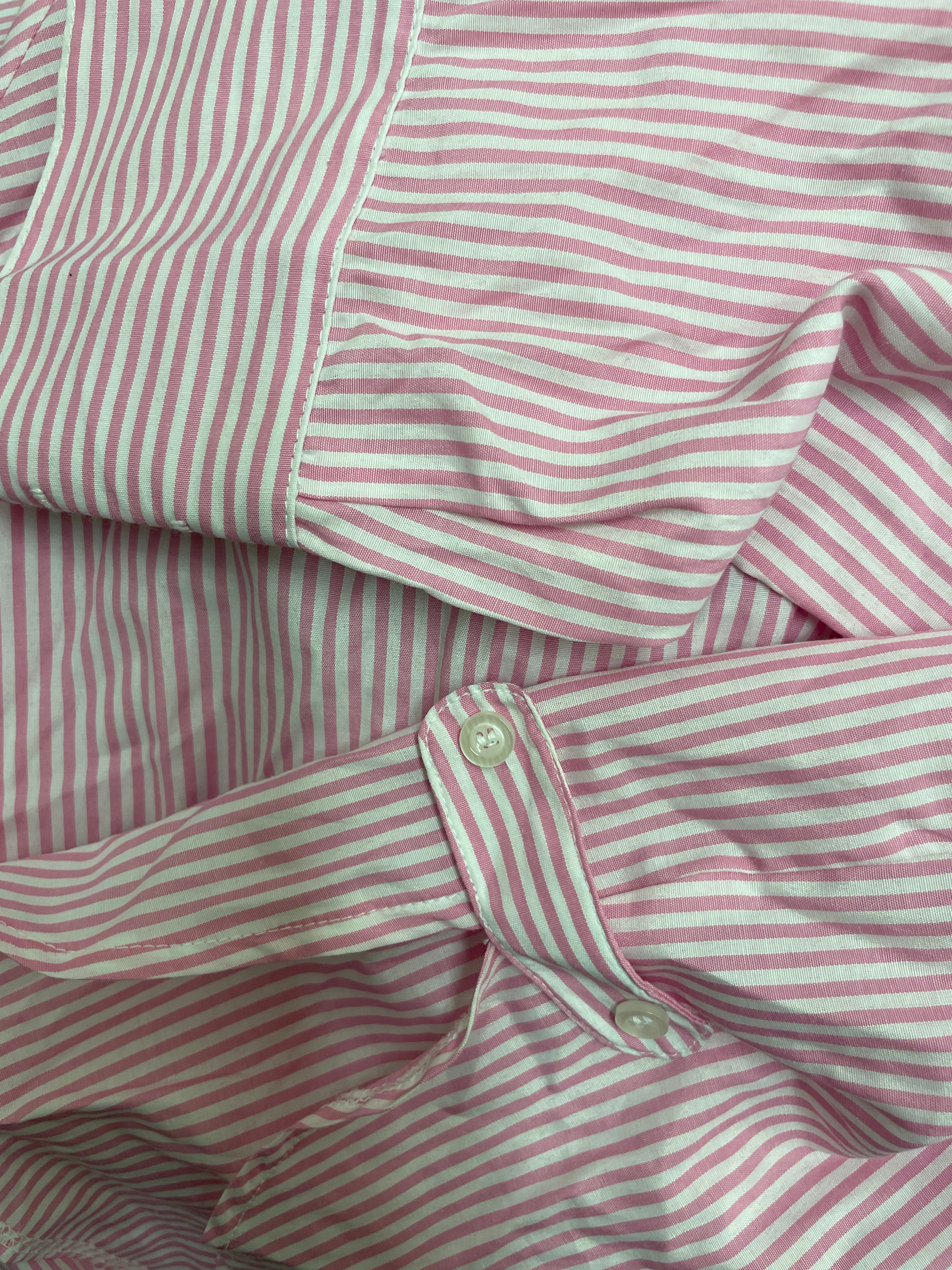 Rubynee  Vintage y2k pink stripe shirt size M