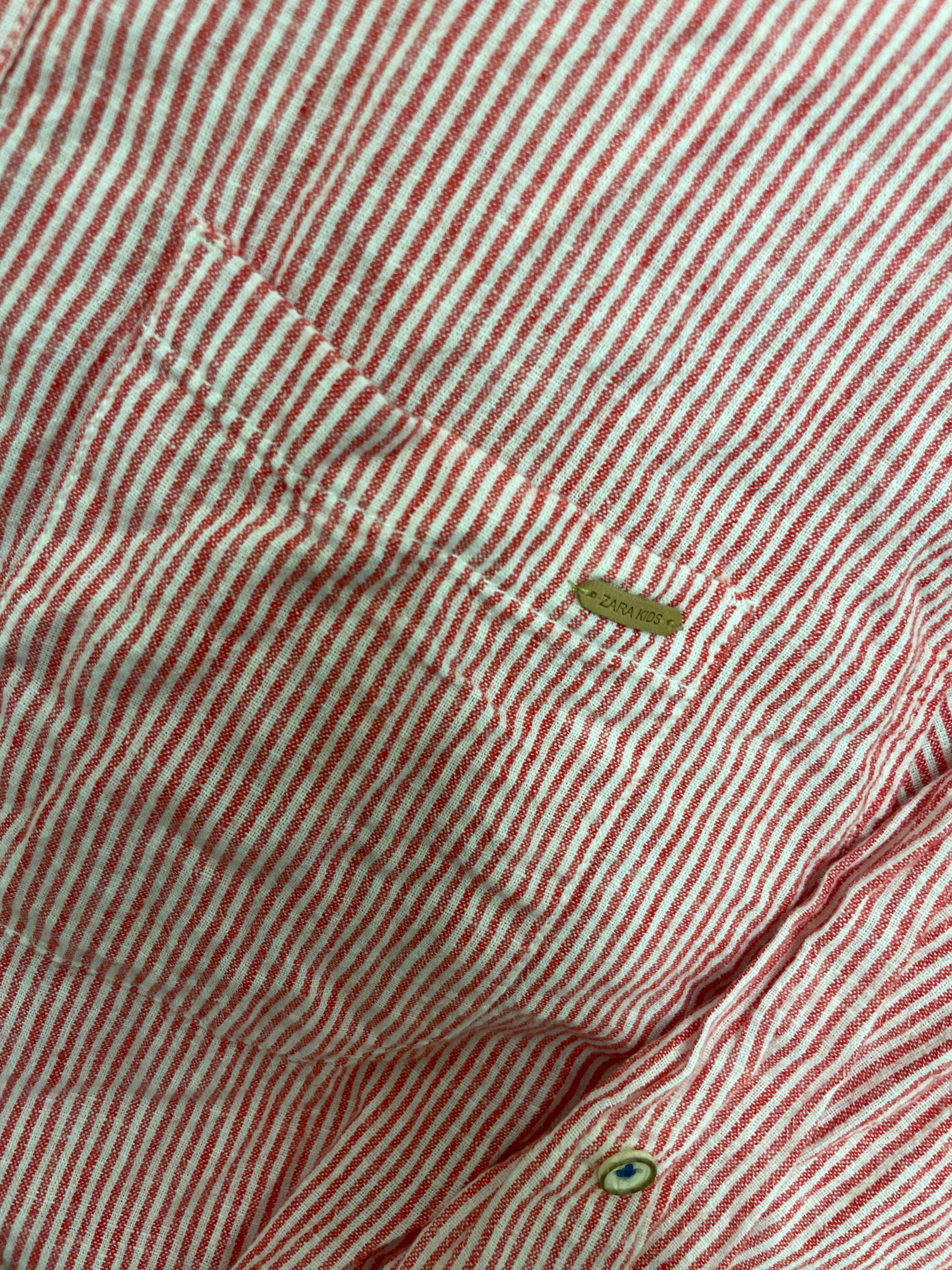 Rubynee  Vintage y2k mens Zara pink stripe shirt size S