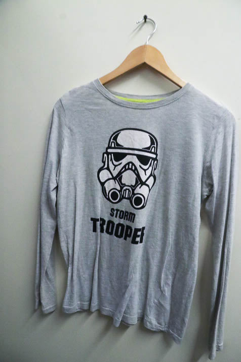Vintage mens star wars strom trooper graphics small full sleeve tees